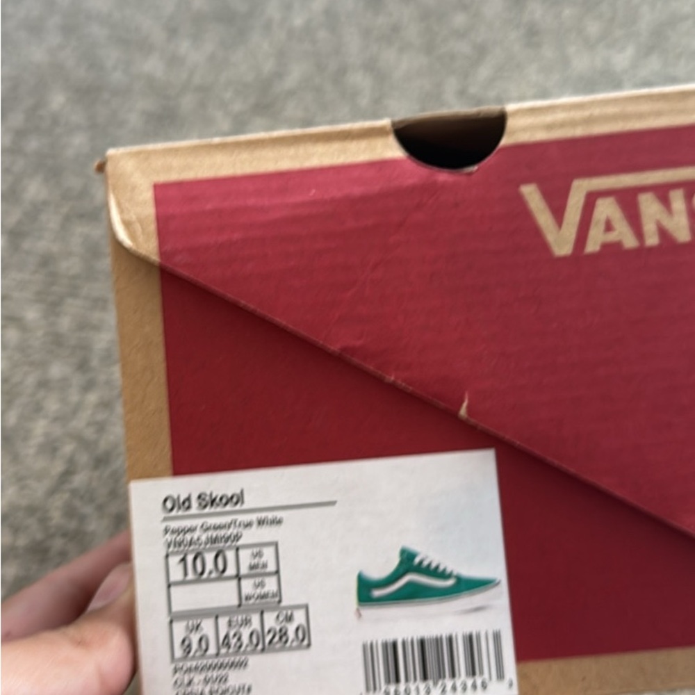 Vans Old Skool Pepper Green 10M - Picture 5 of 5